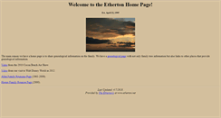 Desktop Screenshot of etherton.net